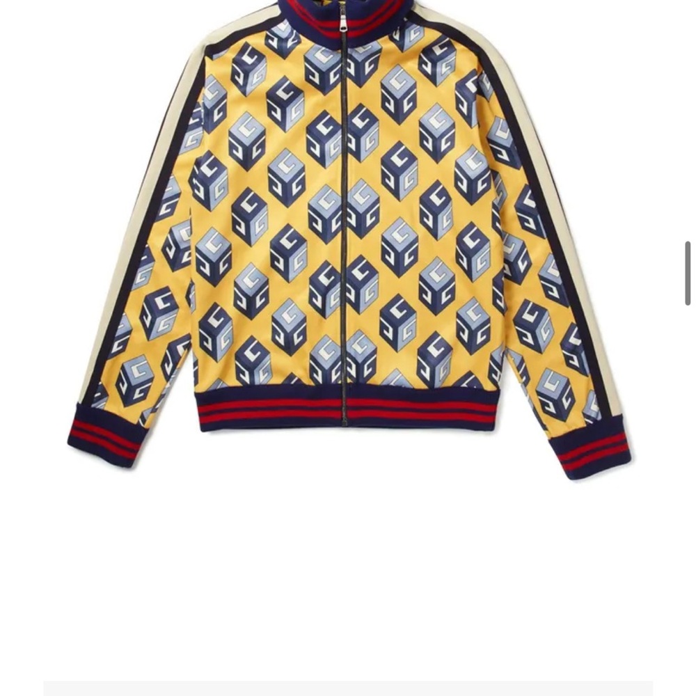 Gucci Multicolor Geometric Print Jacket - image 2